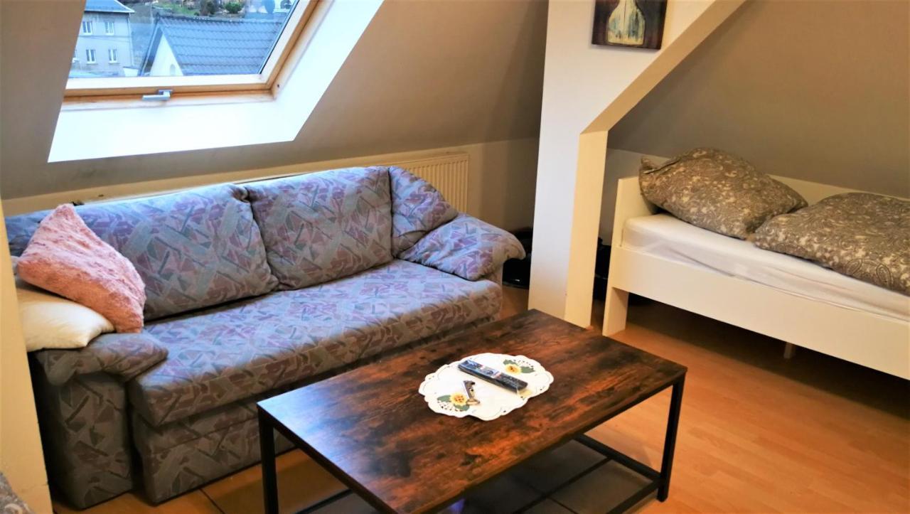 Ferienwohnung Attic Oelsnitz am Hegebach mit Netflix und Parkplatz Self Check-in Exterior foto